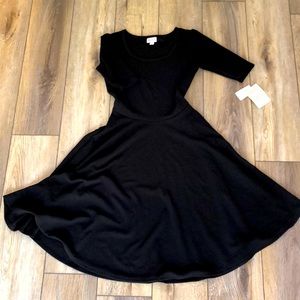 NWT small black LuLaRoe Nicole Dress